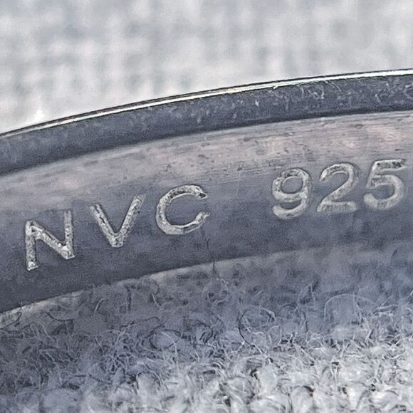 Nataliya V Collister NVC Love Believe Dream Sterling Silver 925 Cuff Bracelet - Picture 3 of 5